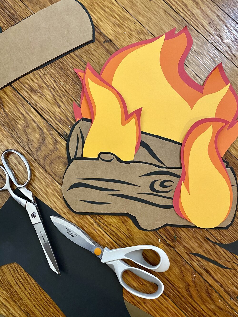 Holiday Fireplace Toy Drive Donation Box DIY Crafty Lumberjacks