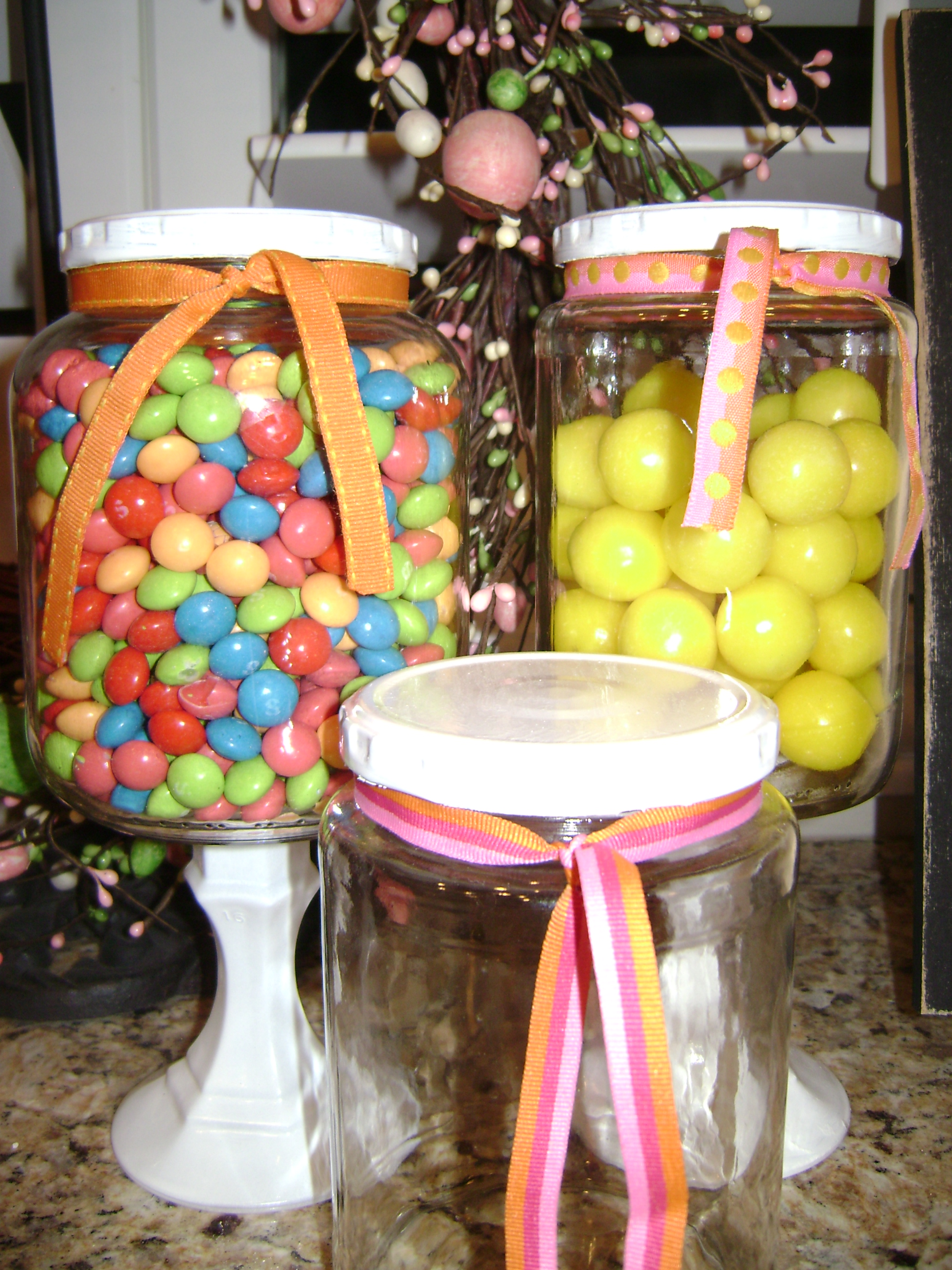 How to make candy jars out of pickle jars Craft