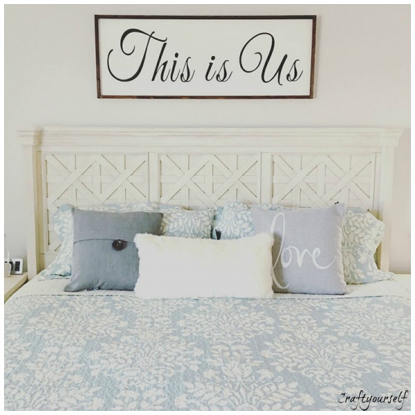 "This is Us" 4 foot wall hanging