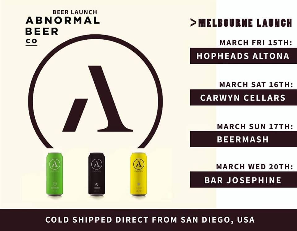 Abnormal Beer Co Melbourne Launch (VIC) The Crafty Pint