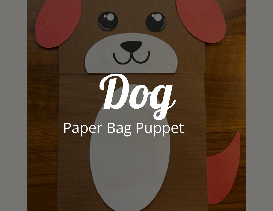 Puppy Paper Bag Puppet Templates