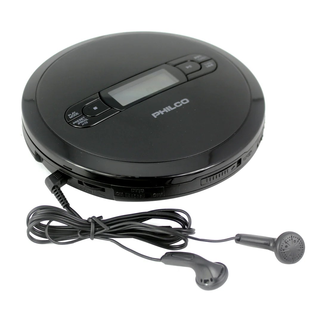 PHILCO PCD2000 Personal CD Player with MP3 Playback, FM Radio & 60 Sec