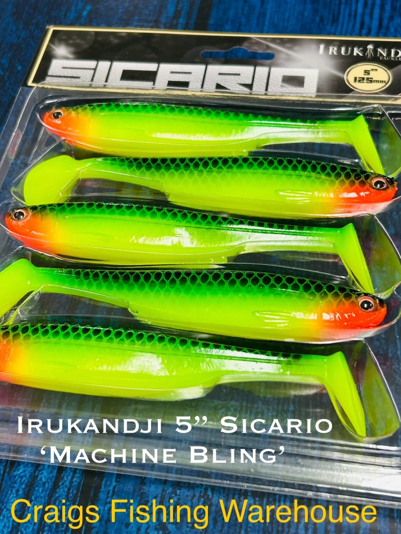 Irukandji Sicario 5″ ‘Machine Bling’ Craigs Fishing Warehouse
