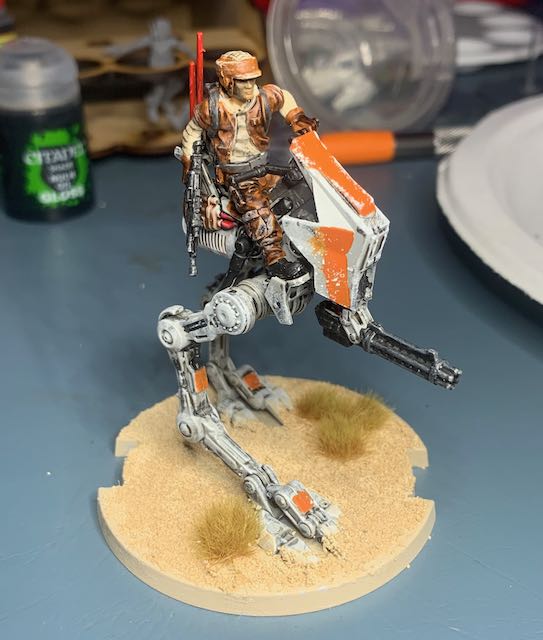 Painting Star Wars Legion ATRT Miniature
