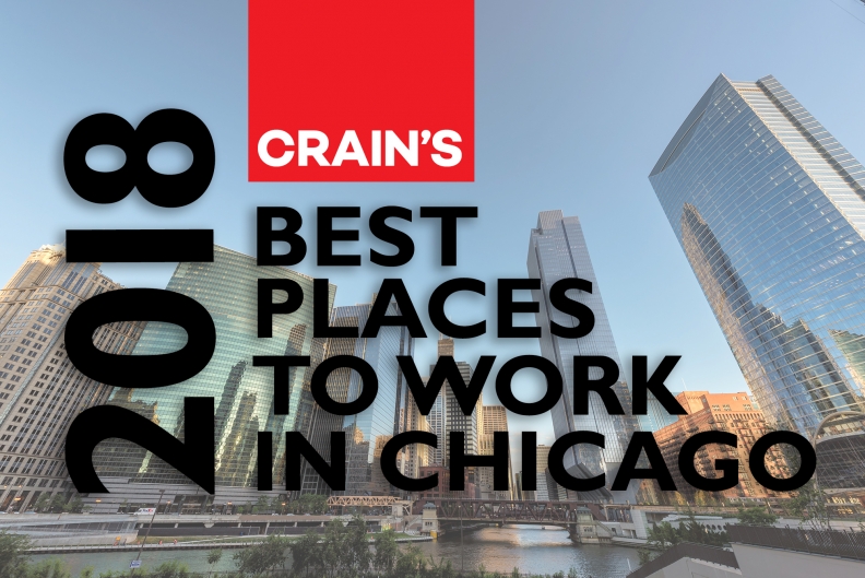 Chicago's Best Places to Work finalists in 2018, in alphabetical order