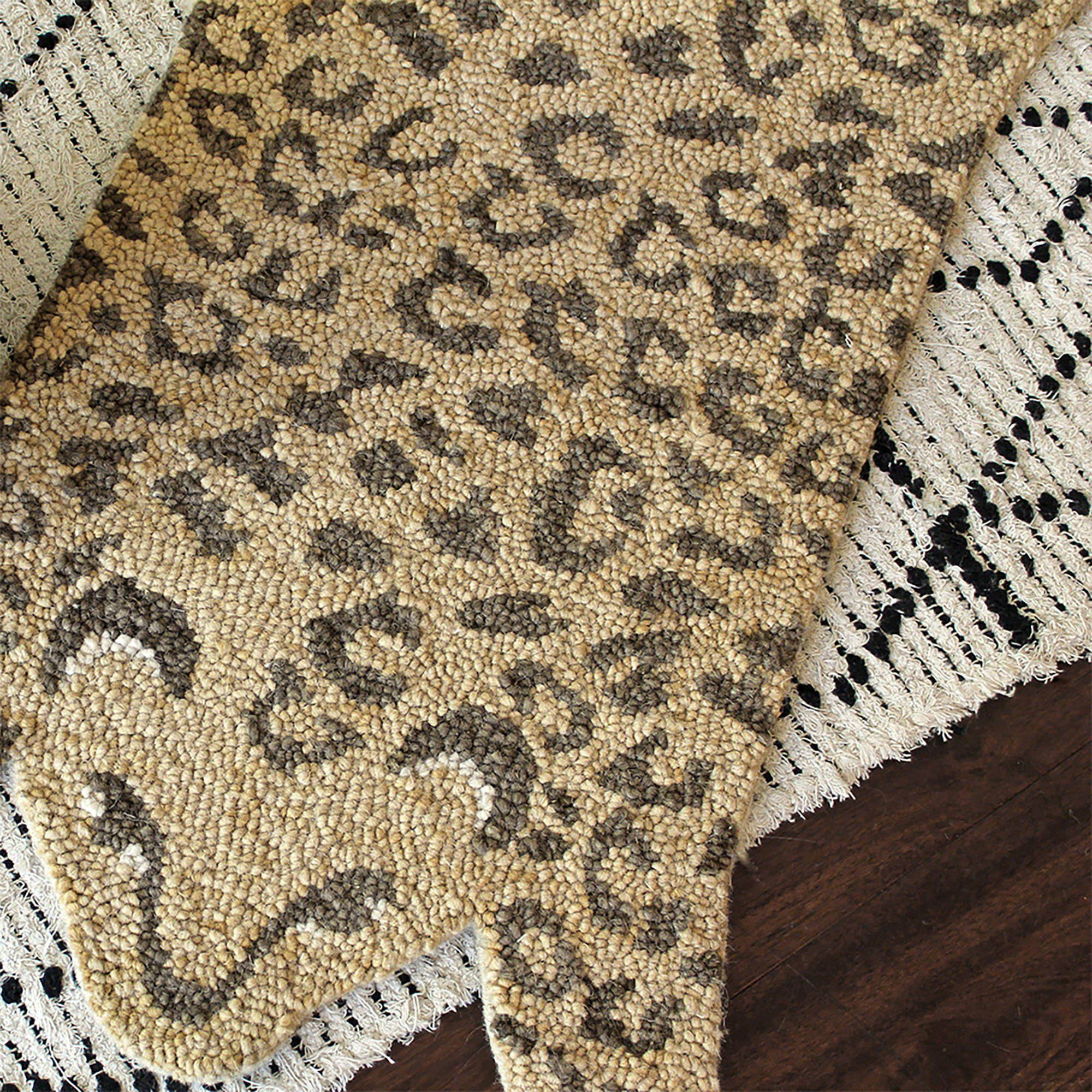 Leopard Rug Animal Shape Rug Crane Baby
