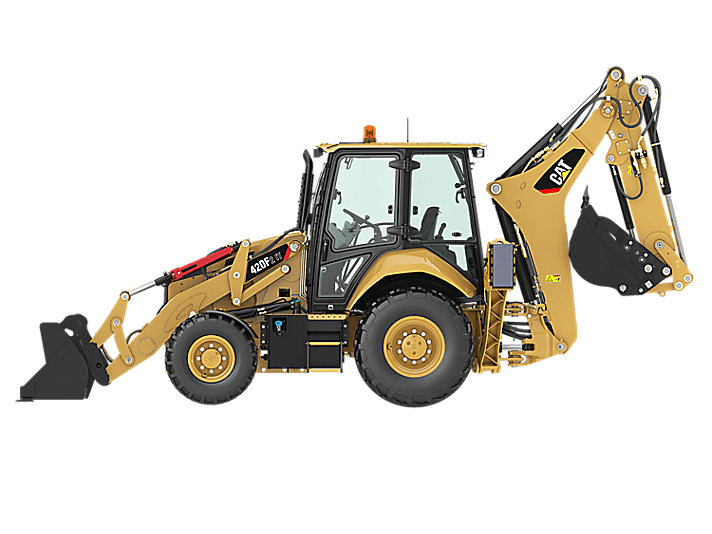 Caterpillar 420 Closed Cab Backhoe