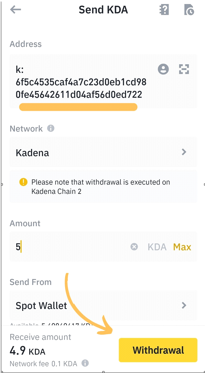 How to send KDA from eckoWallet to Crankk dashboard wallet Crankk