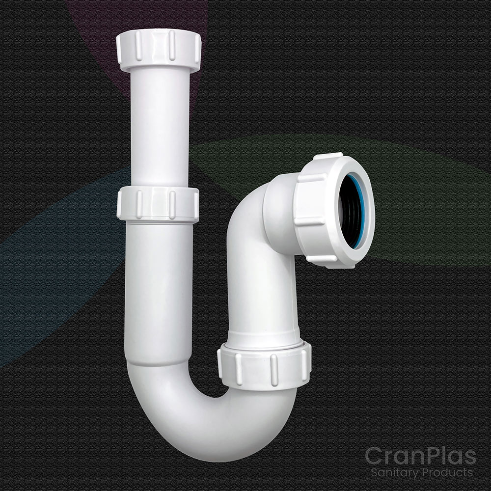 32mm Telescopic P Trap 76mm Seal P Traps Cranplas