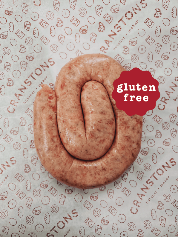 Gluten Free Cumberland Sausage Cranstons