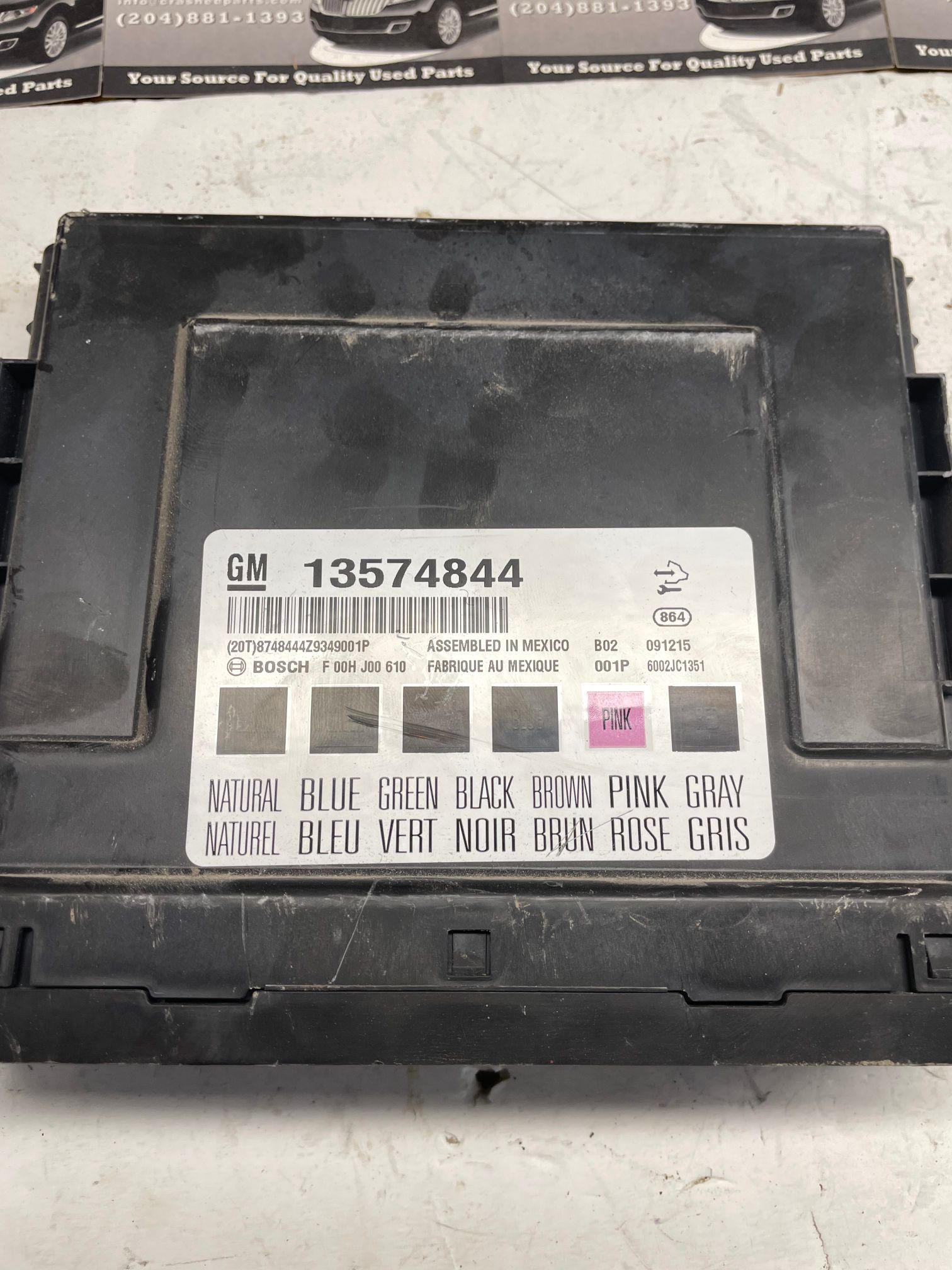 Chevrolet Equinox BCM Part 13574844