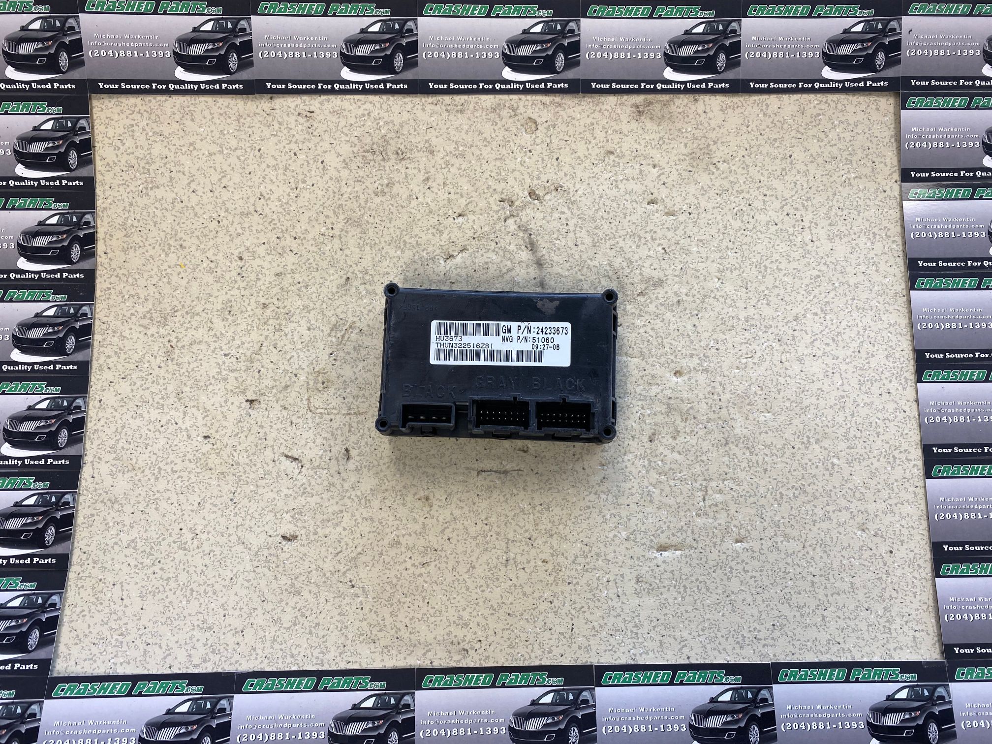 CHEVROLET TRAILBLAZER TRANSFER CASE COMPUTER MODULE PART 24233673