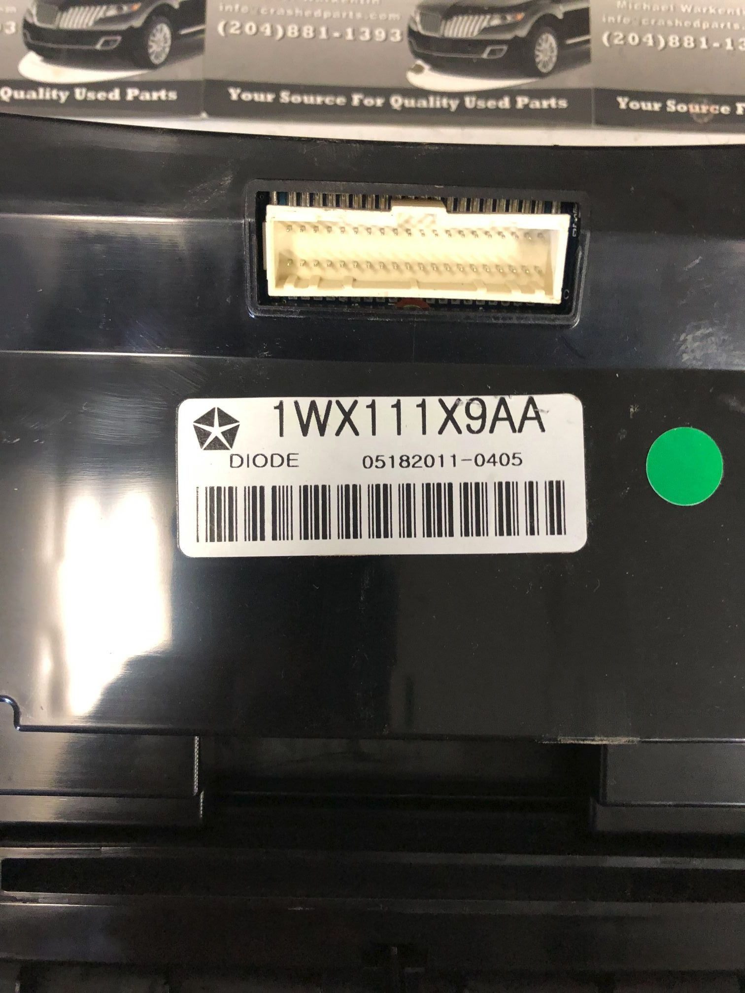 Dodge Journey Climate Control Module 1WX111X9AA