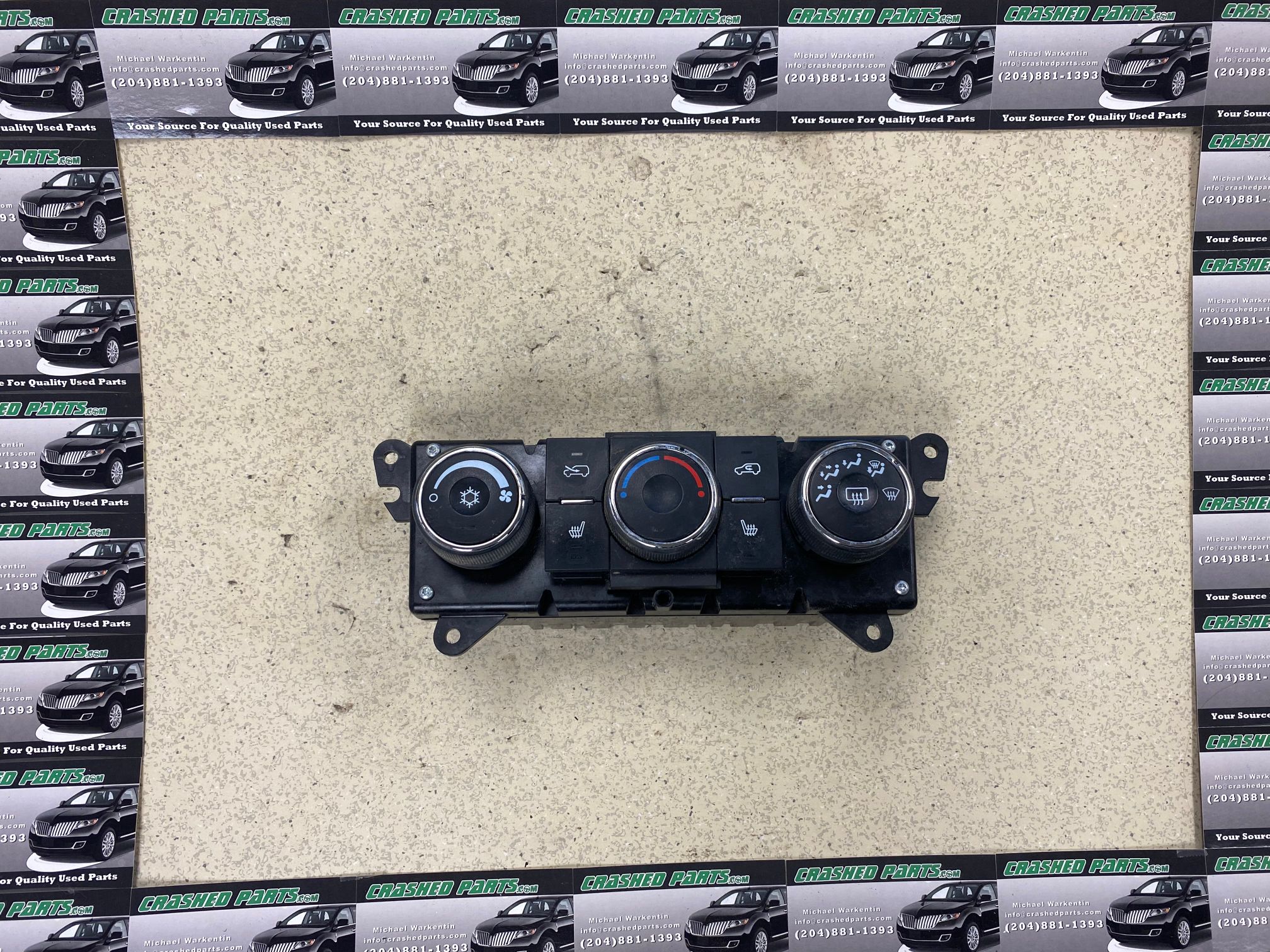 CHEVROLET EQUINOX CLIMATE CONTROL SWITCH PANEL PART 25863023