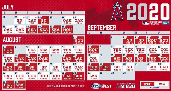 Angels announce 2023 regular season schedule MLB.com