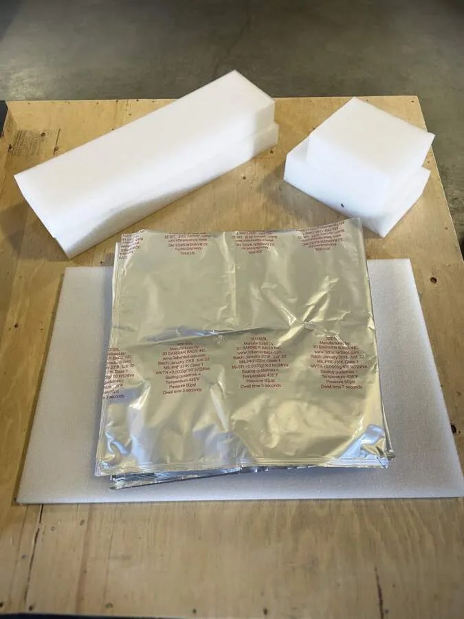 Foil Bag and Vapor Barrier South Shore Crate and Pack