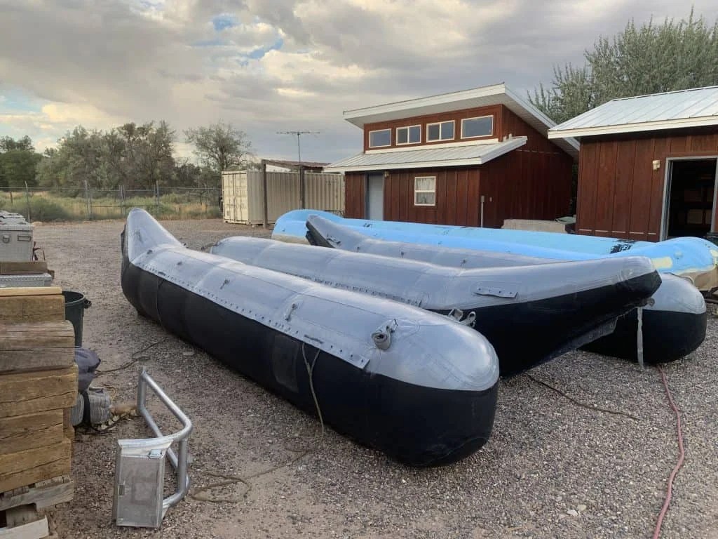 Inflatable Side Tubes and Rubber Pontoons For Sale