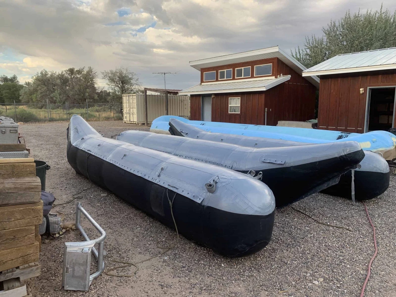 Inflatable Side Tubes and Rubber Pontoons For Sale