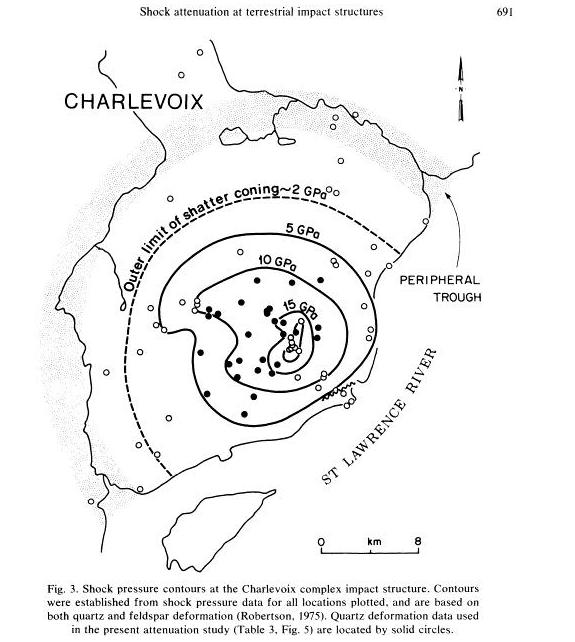 CHARLEVOIX IMPACT STRUCTURE Crater Explorer