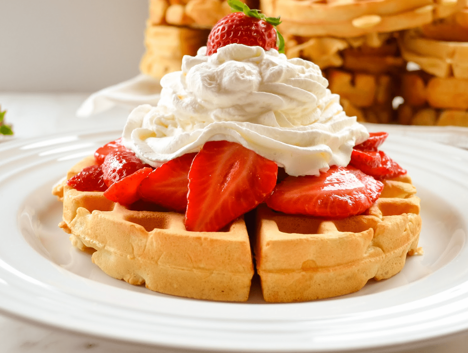 Buttermilk Spelt Waffles Crave Bakery + Coffee Bar