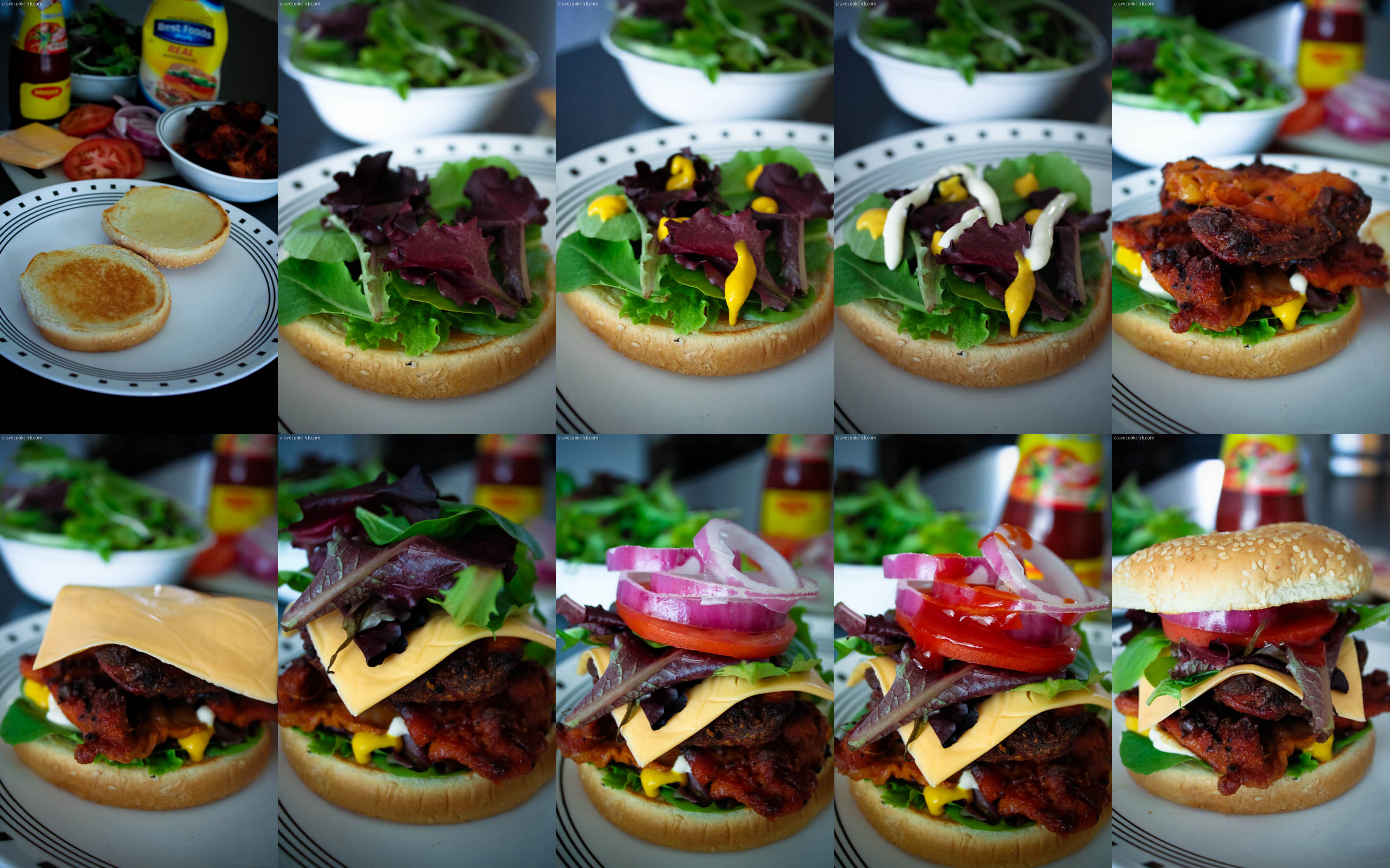 Grilled Chicken Burger Recipe Crave Cook Click