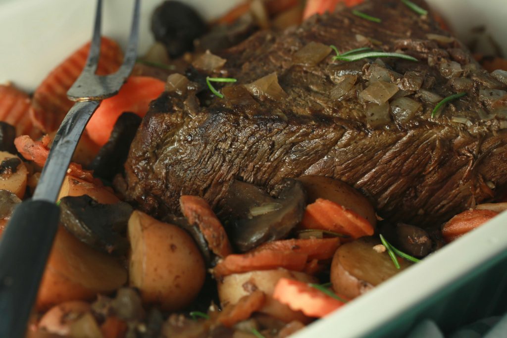 Crock pot Guinness pot roast recipe EverybodyCraves