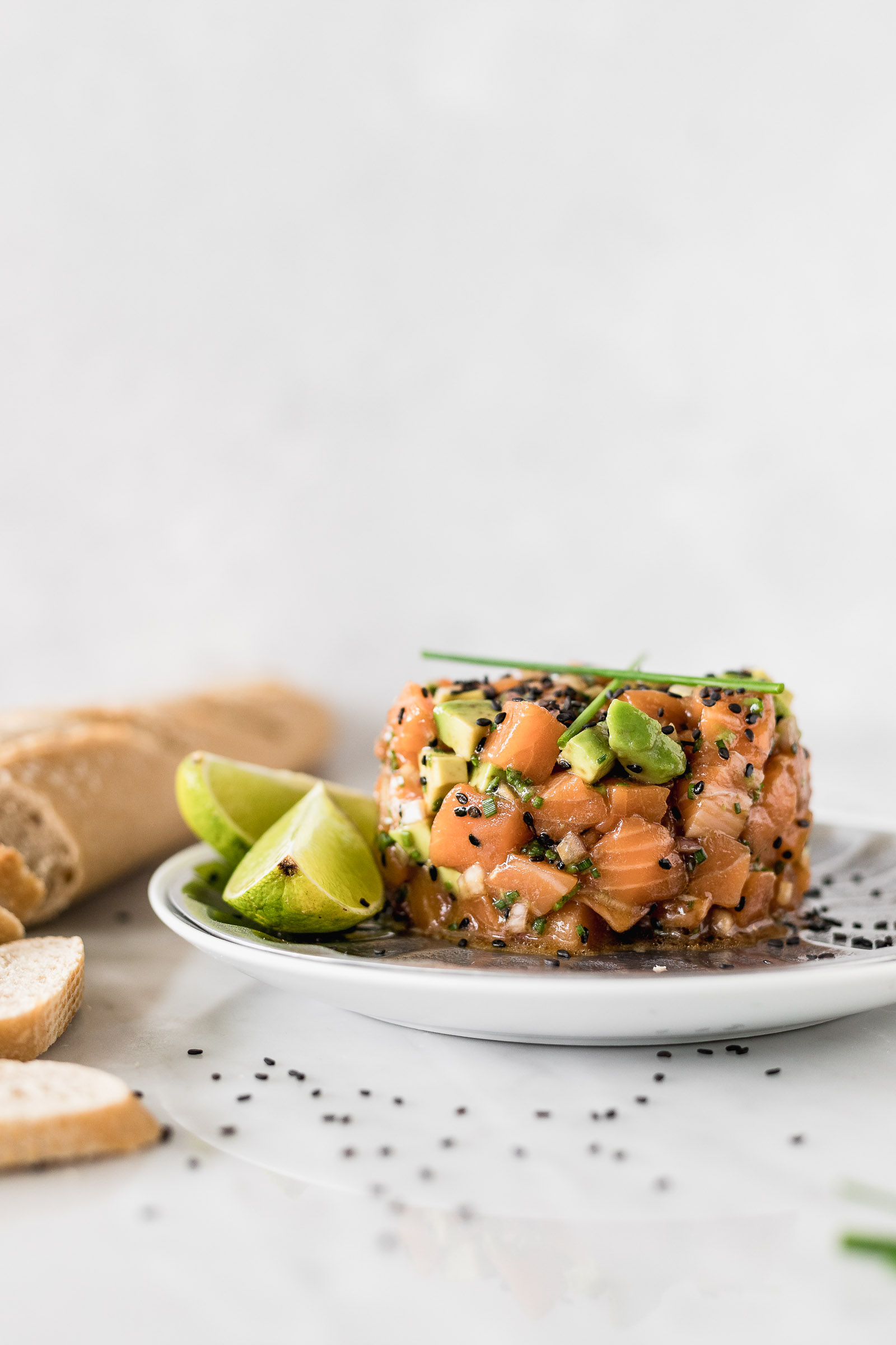 Asian flavours salmon tartare Cravings Journal