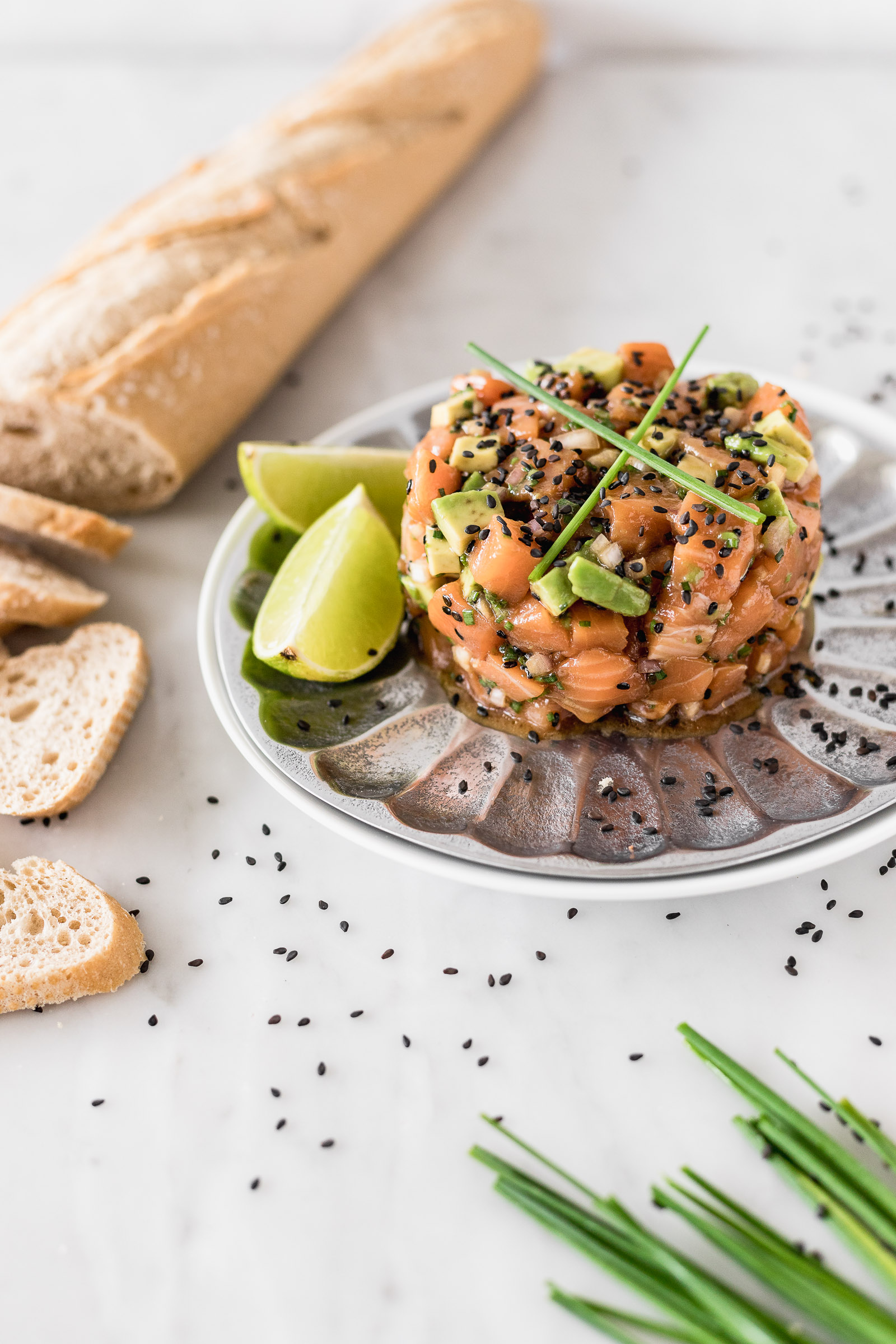 Asian flavours salmon tartare Cravings Journal