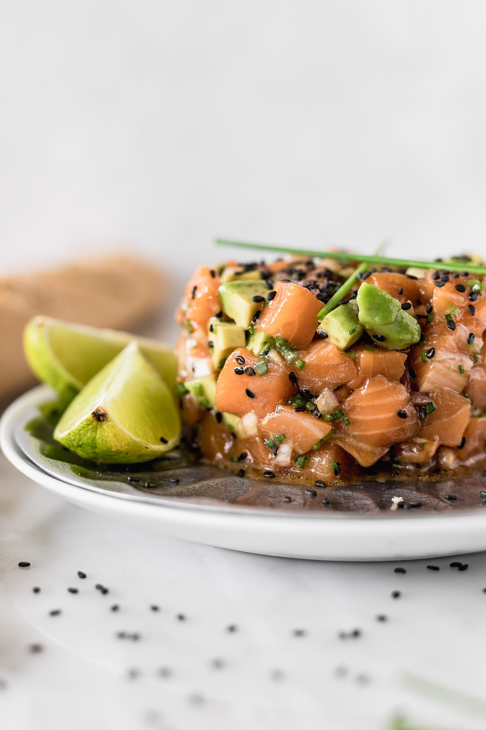 Asian flavours salmon tartare Cravings Journal