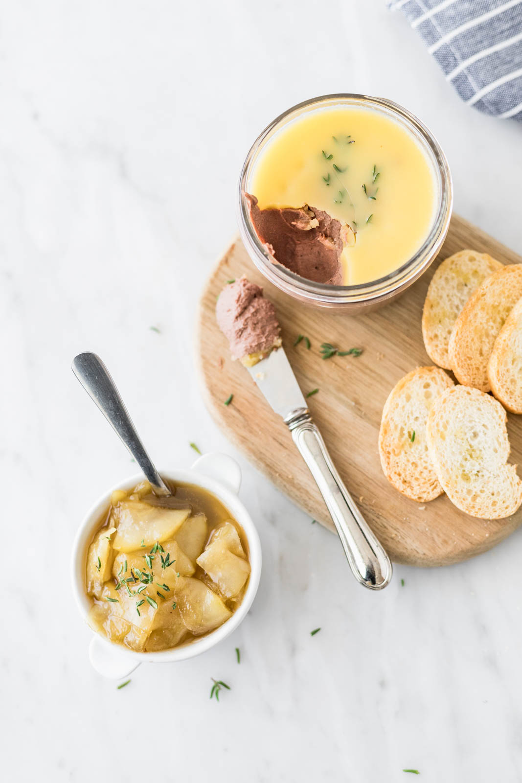 Chicken liver pâté and honey poached pears Cravings Journal