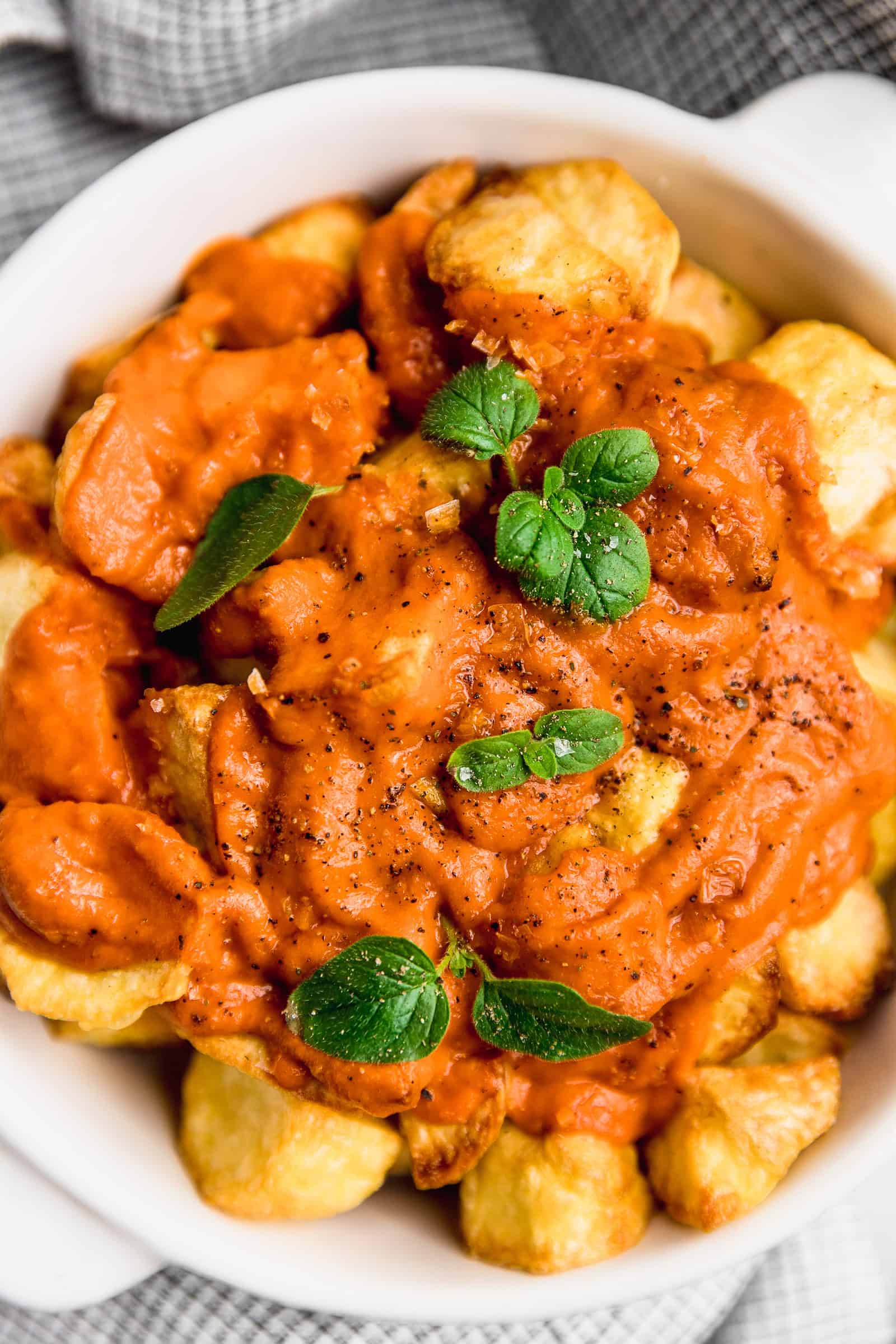 Patatas bravas (Spanish Potatoes with Sauce) Cravings Journal