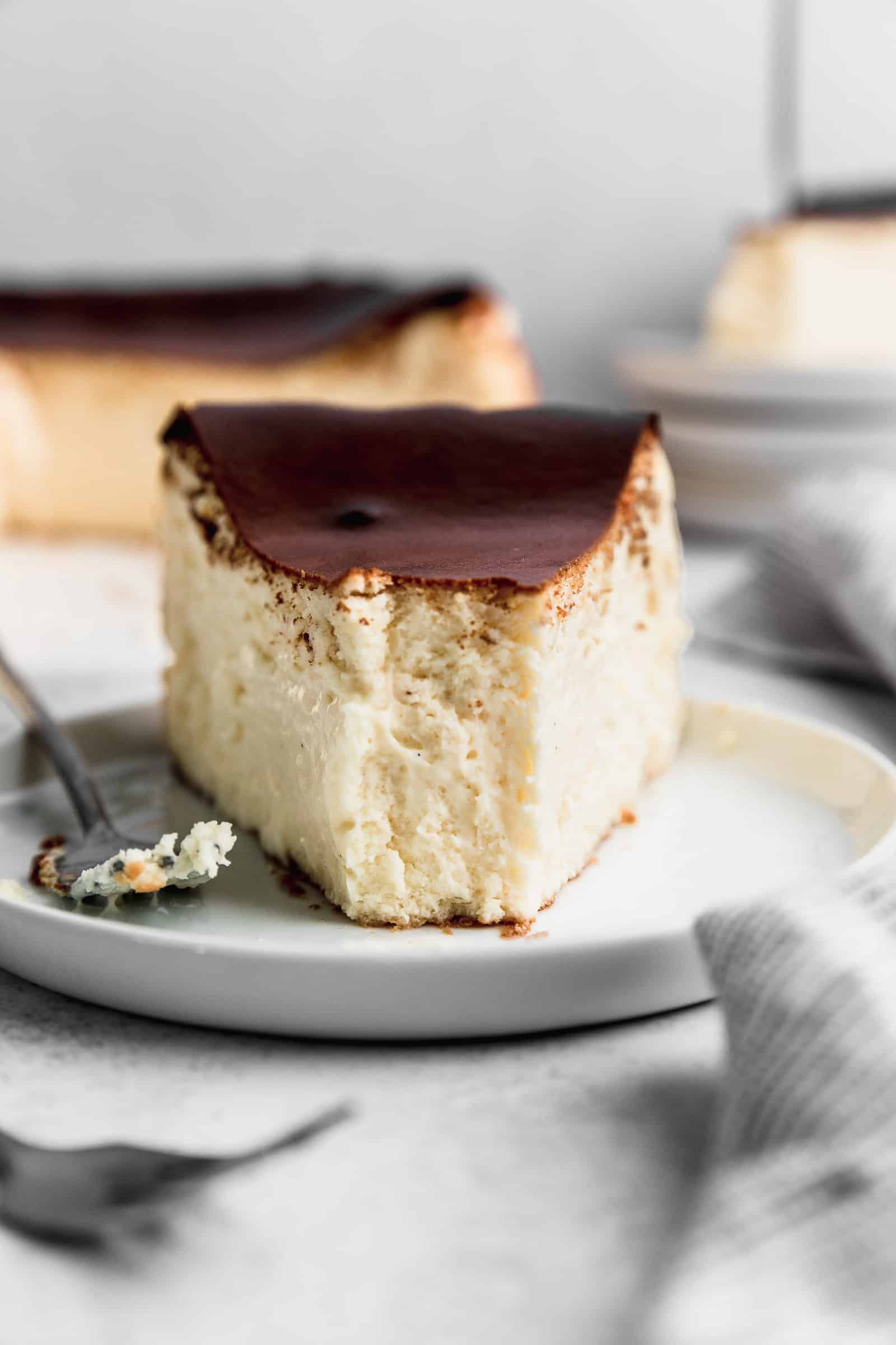 Basque Cheesecake (Burnt Cheesecake) glutenfree Cravings Journal