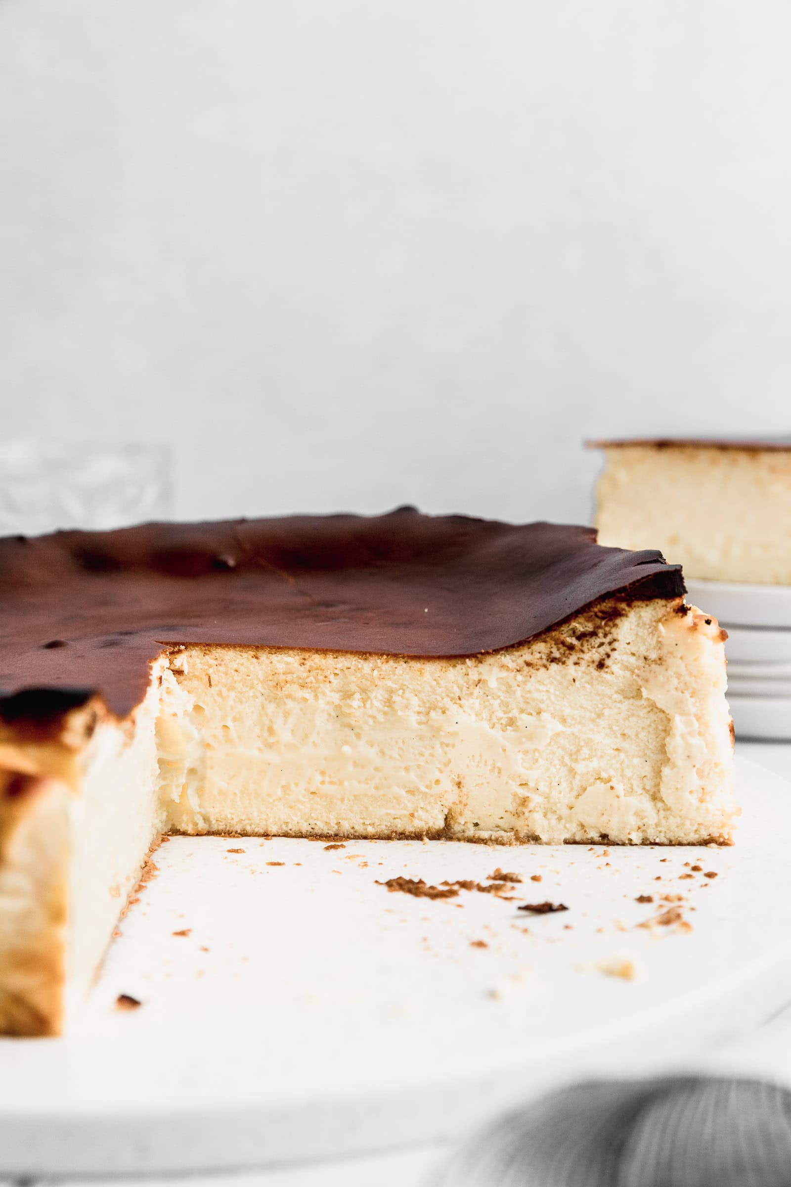 Basque Cheesecake (Burnt Cheesecake) glutenfree Cravings Journal