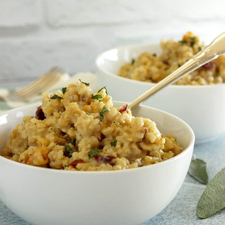 Butternut Squash Brown Rice Risotto Craving Something Healthy