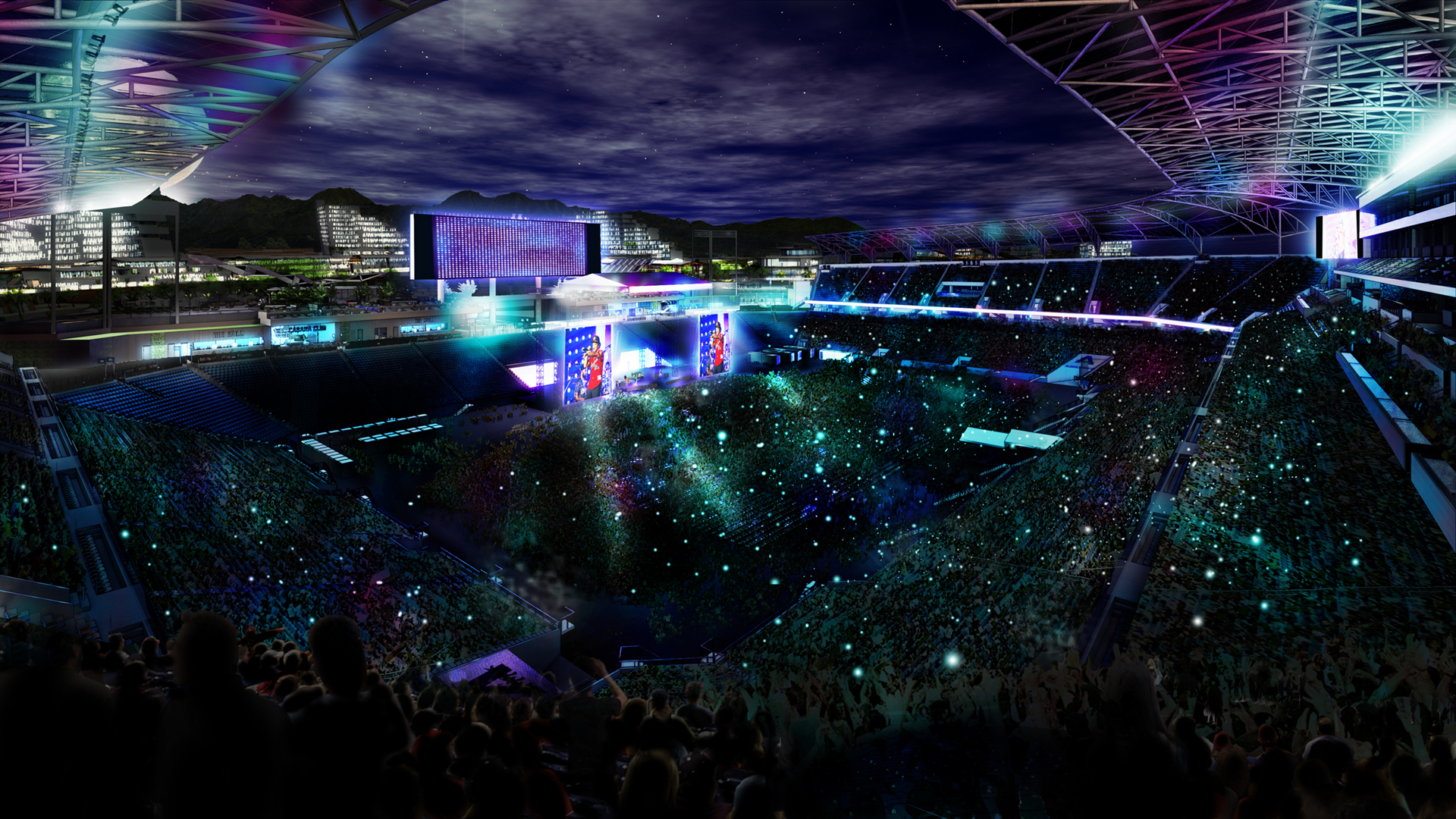 New Aloha Stadium Entertainment Distict Crawford