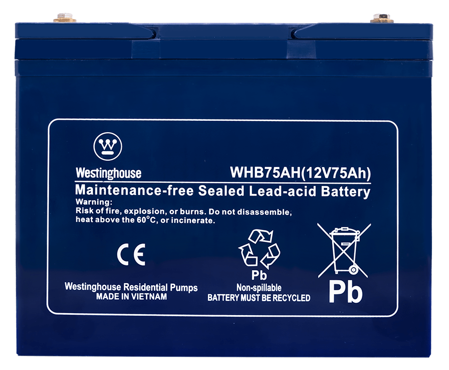 Westinghouse WHB75AH 12V 75amp Hour Battery