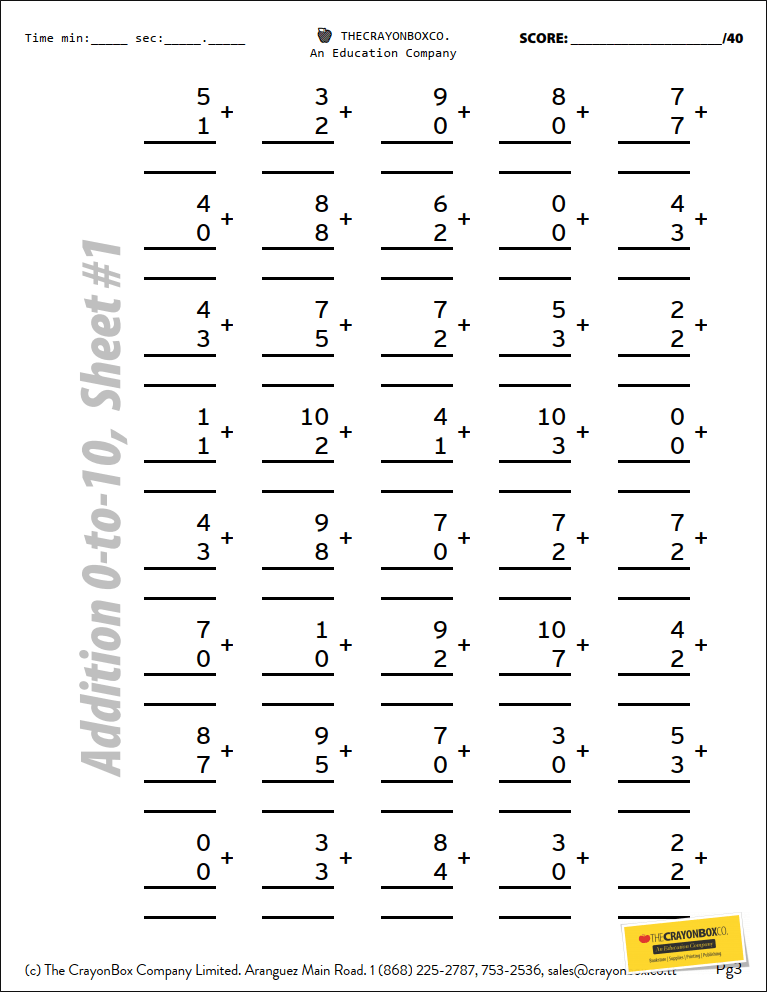 The Absolutely Awesome Book of Basic Adding and Subtracting Math