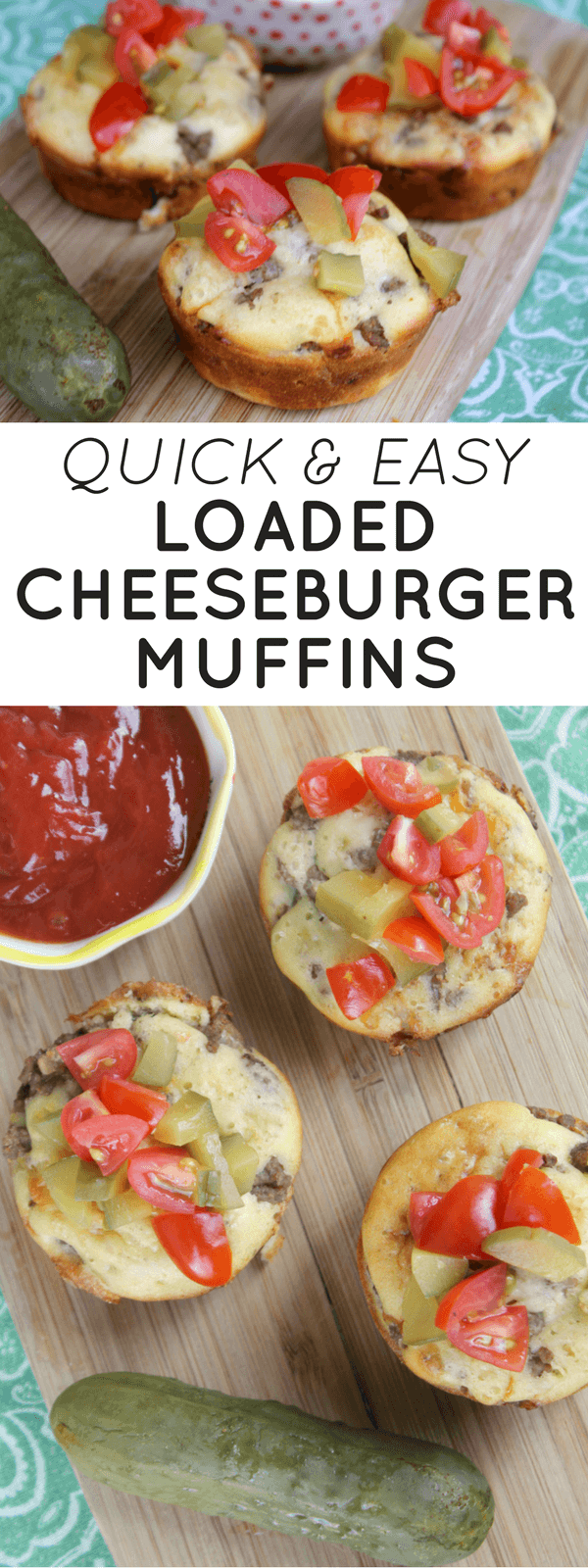 Loaded Bacon Cheeseburger Muffins Recipe