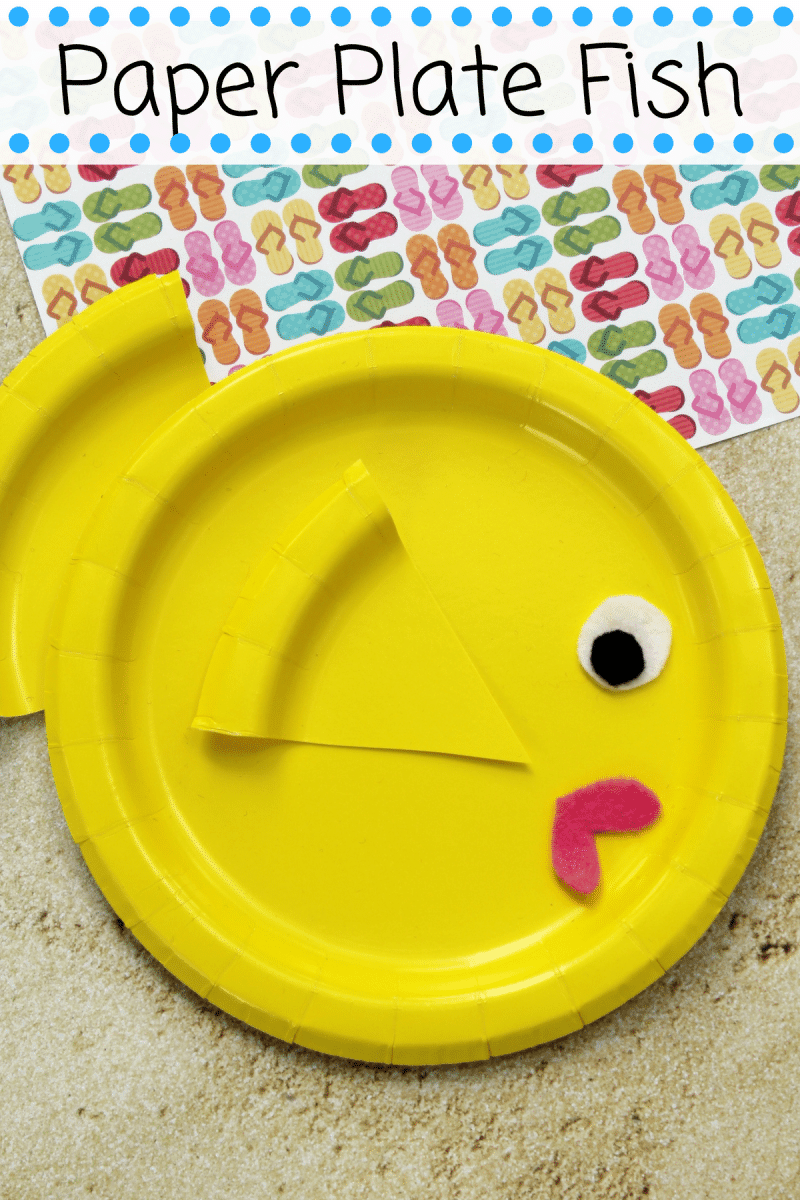 Paper Plate Fish Craft for Kids