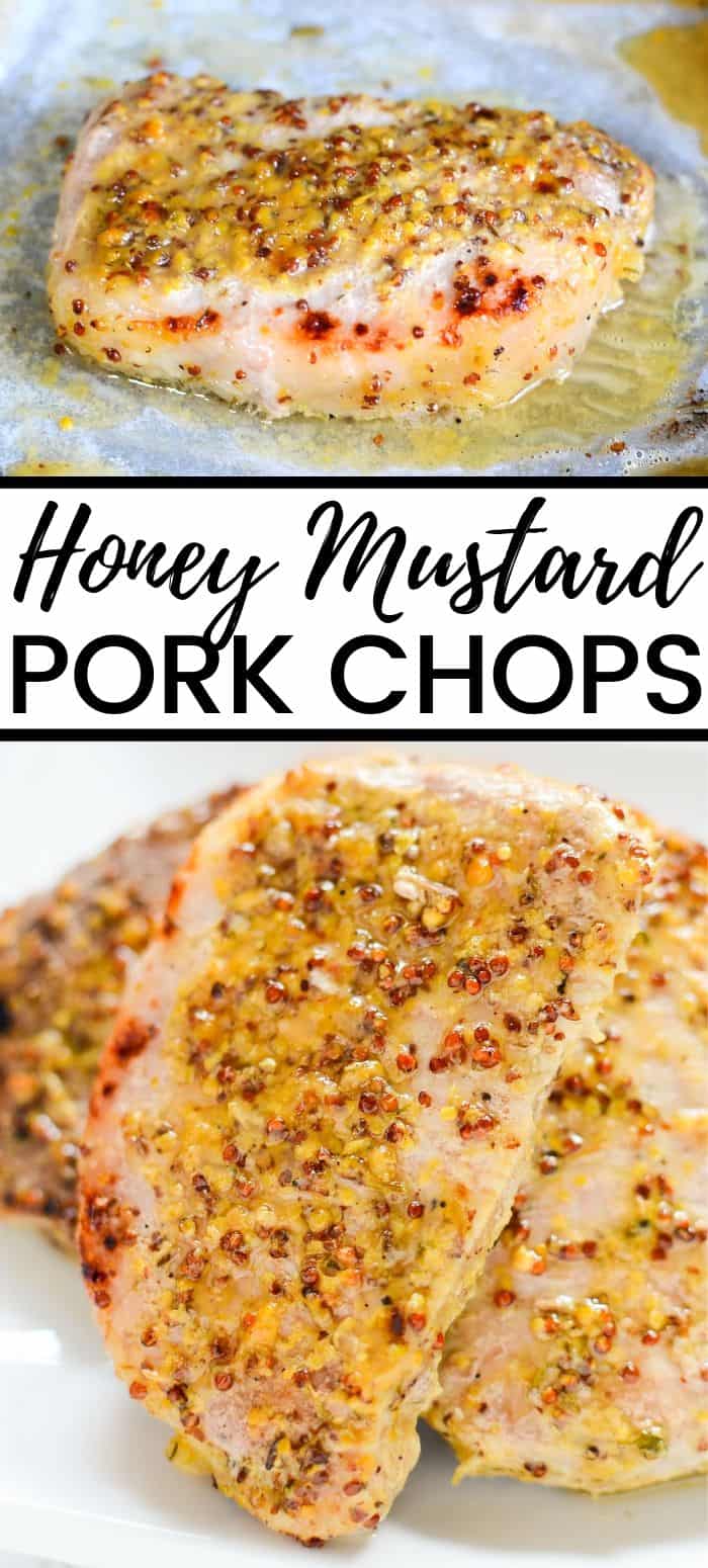 Oven Roasted Honey Mustard Pork Chops Recipe