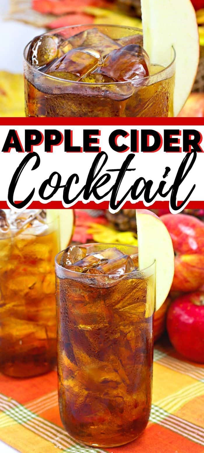 Apple Cider Cocktail Recipe {Easy 3Ingredient Fall Cocktail}