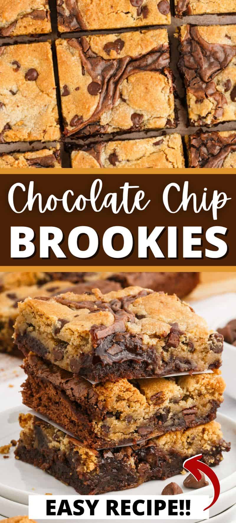 Brookie Bar Recipe (Brownie and Chocolate Chip Cookie Bars)