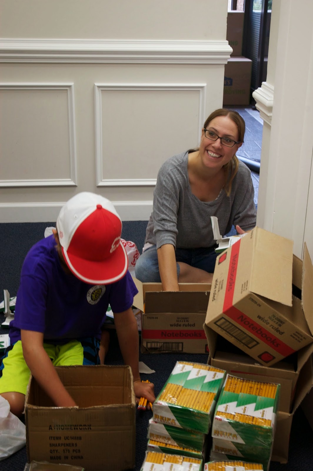 Backpack Assembly Day in Greensboro, NC — Crayons Matter