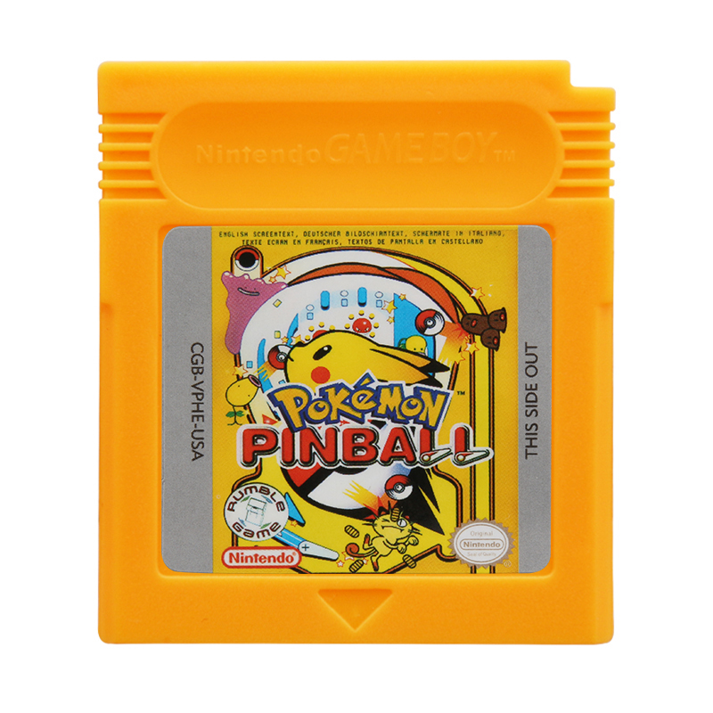 Pokemon Series Game Boy Color GBC Pinball