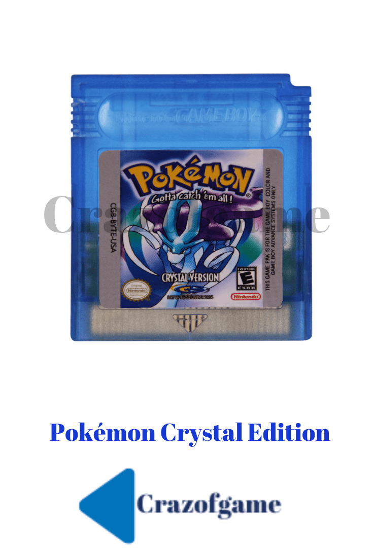 Pokemon Crystal Gameboy Color GBC Video Game, Game Accessories