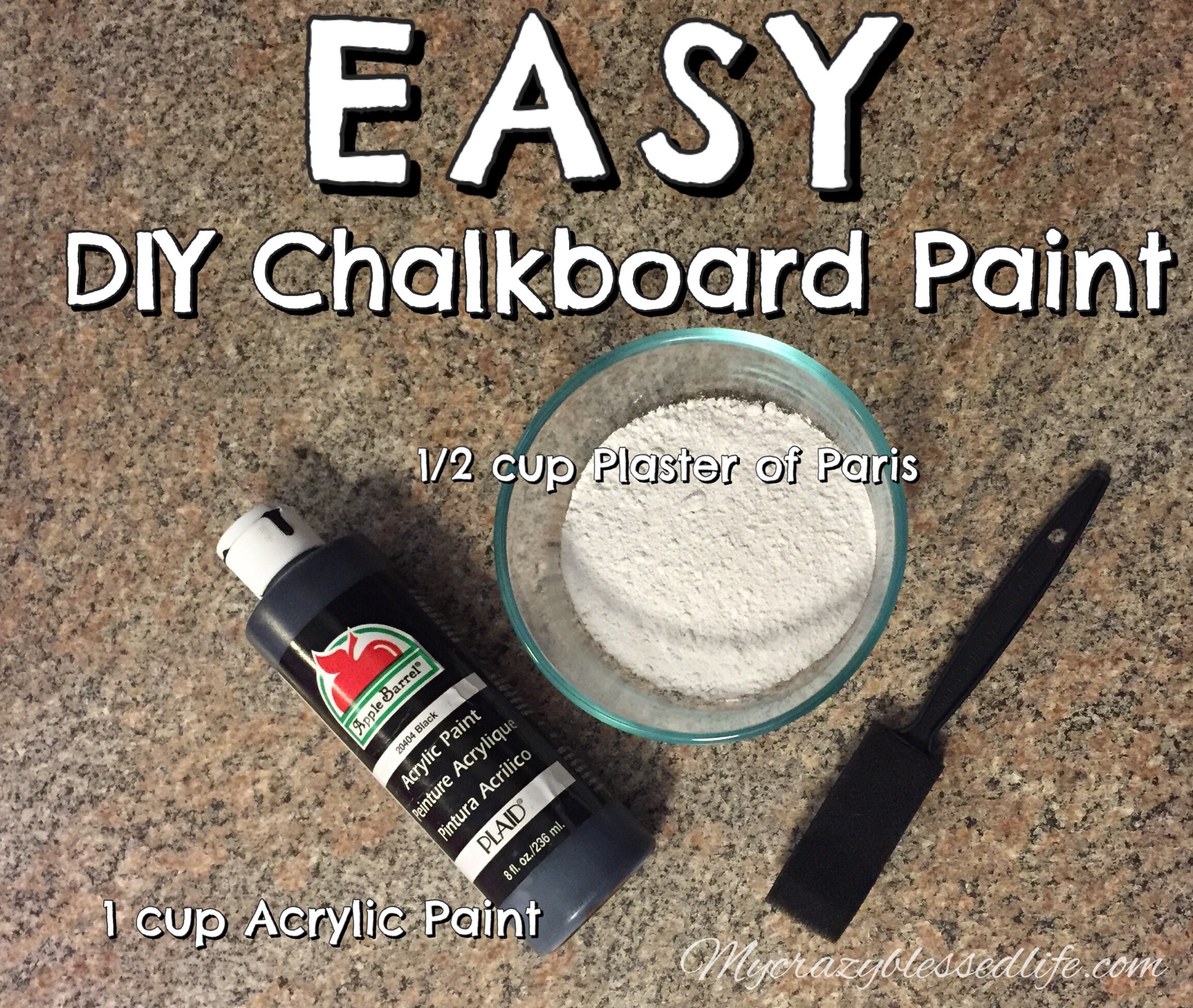 Chalkboard Pallet My Crazy Blessed Life!