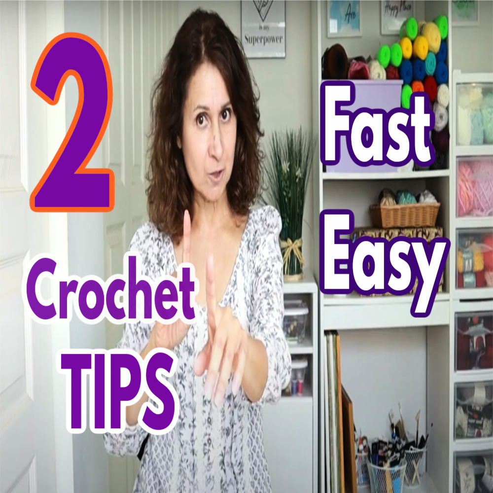 2 Fast Easy Crochet Tips Crazy Cool Crochet