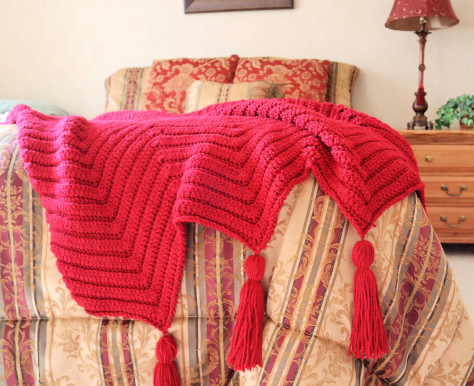 Easy Crochet Ripple Throw Crazy Cool Crochet