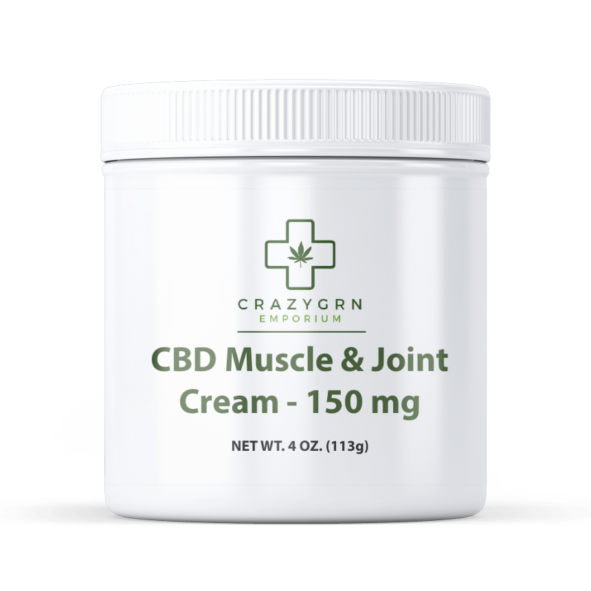 CBD Muscle & Joint Cream 150mg Crazy Grn