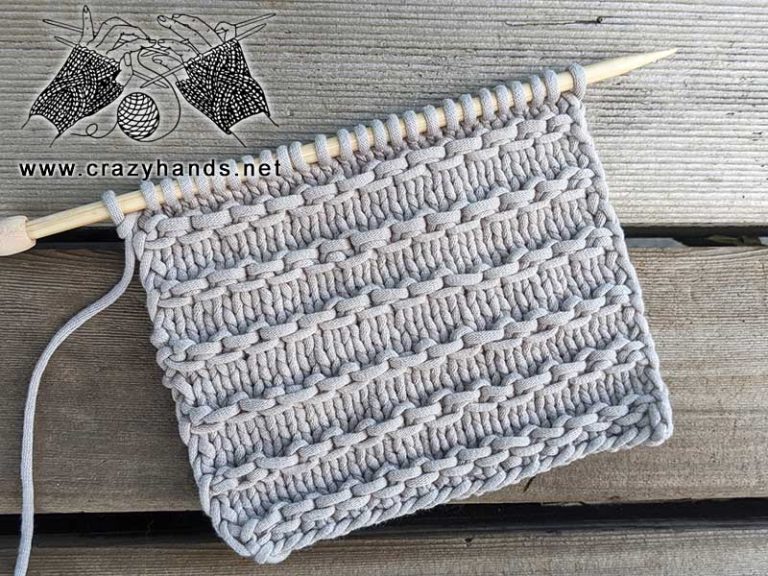 Chain Stitch Free Knitting Pattern · Crazy Hands